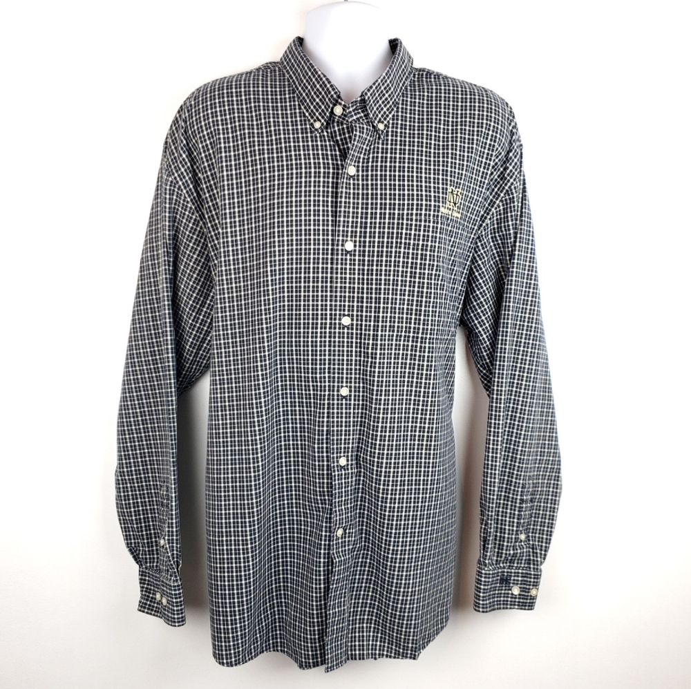 Notre Dame, Cutter & Buck, Long Sleeve, 3XL